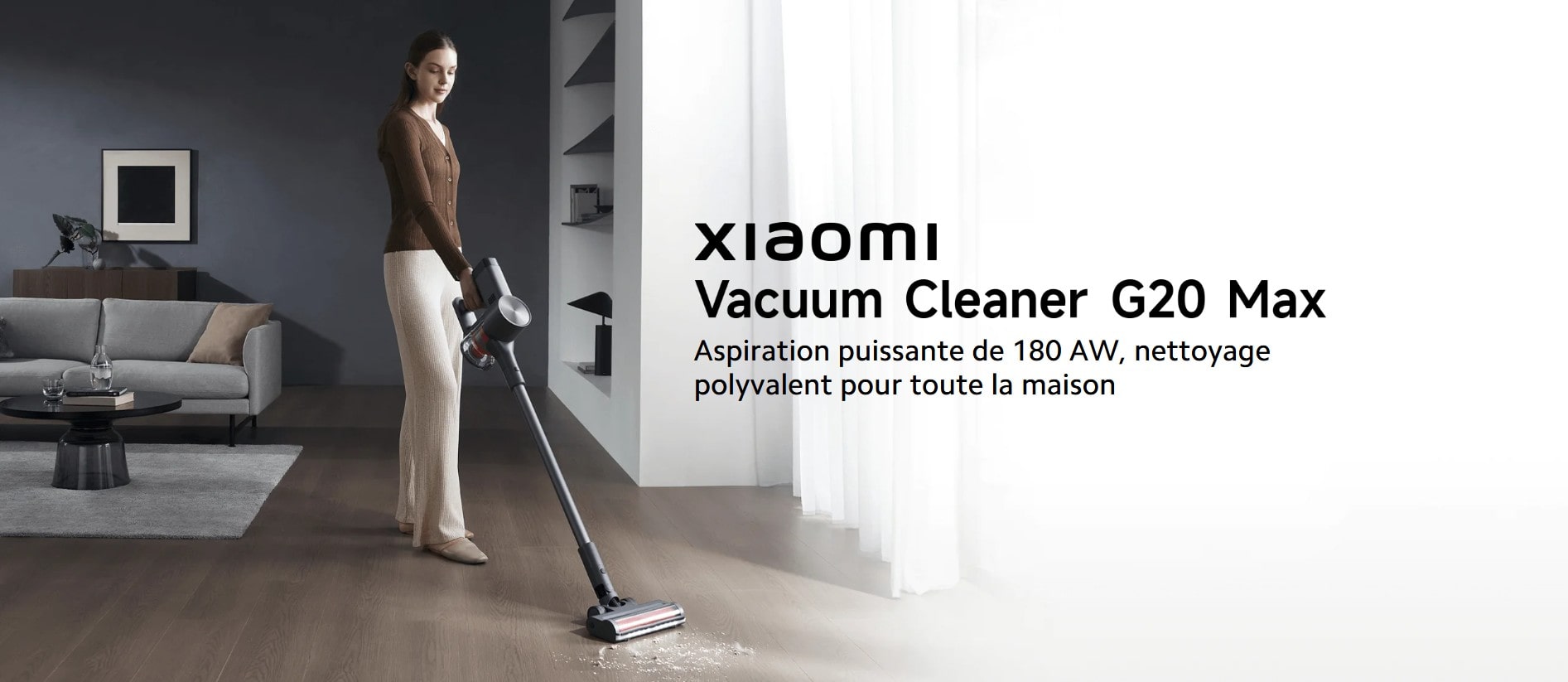 Xiaomi Vacuum Cleaner G20 Max fiche technique