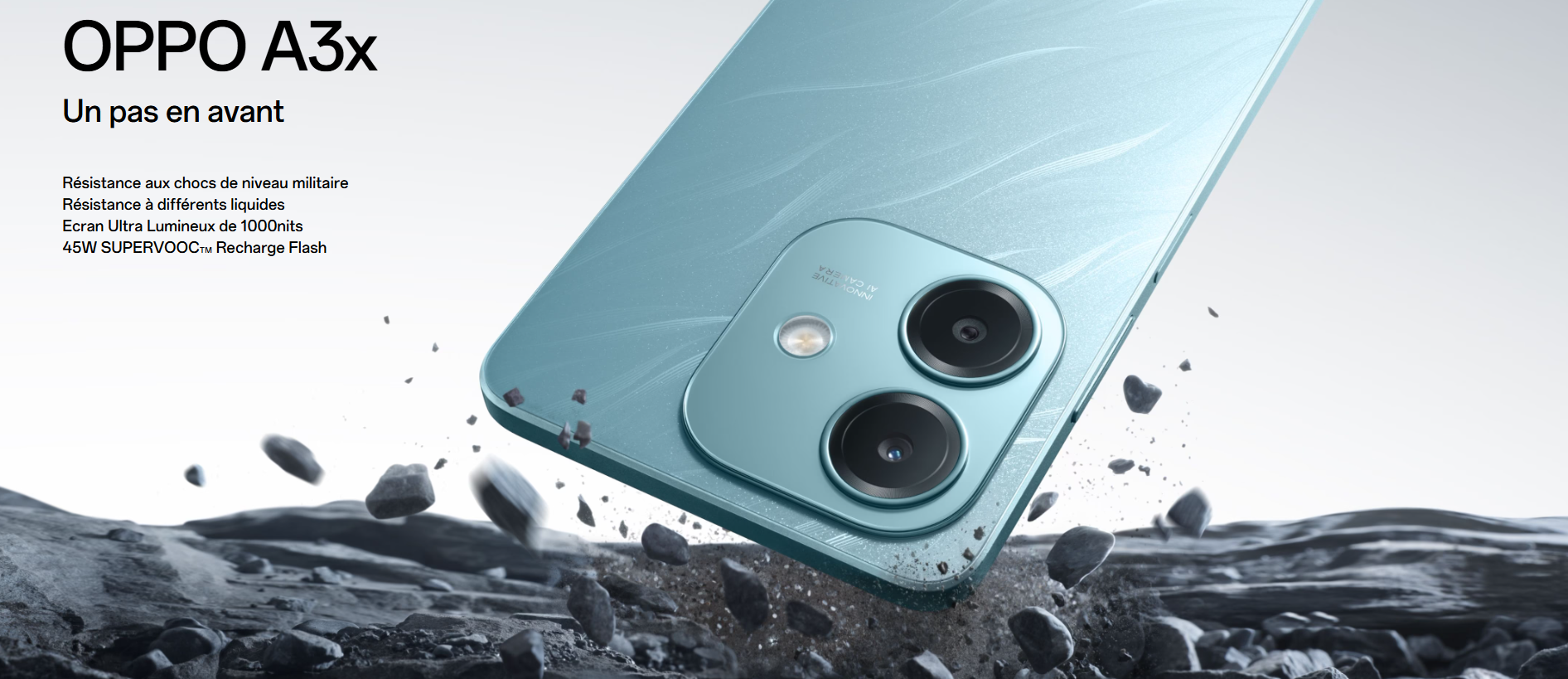 Oppo A3x 4Go 64Go fiche technique